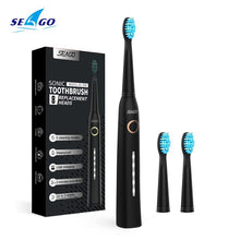 Load image into Gallery viewer, Seago Sonic Electric Toothbrush Tooth brush USB Rechargeable adult Waterproof Ultrasonic automatic 5 Mode with Travel case - OZN Shopping

