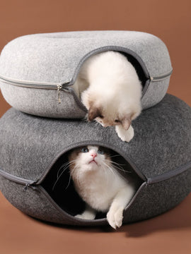 Cat Donut Bed Tunnel Toy