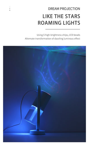 Mini Portable Wireless Usb Charging Humidifier Mute Projection Lamp 360 Rotating Aromatherapy Diffuser For Home Bedroom - OZN Shopping
