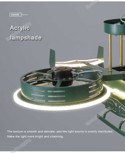 AirPlane LED Chandelier Ceiling Lamp Decor Light