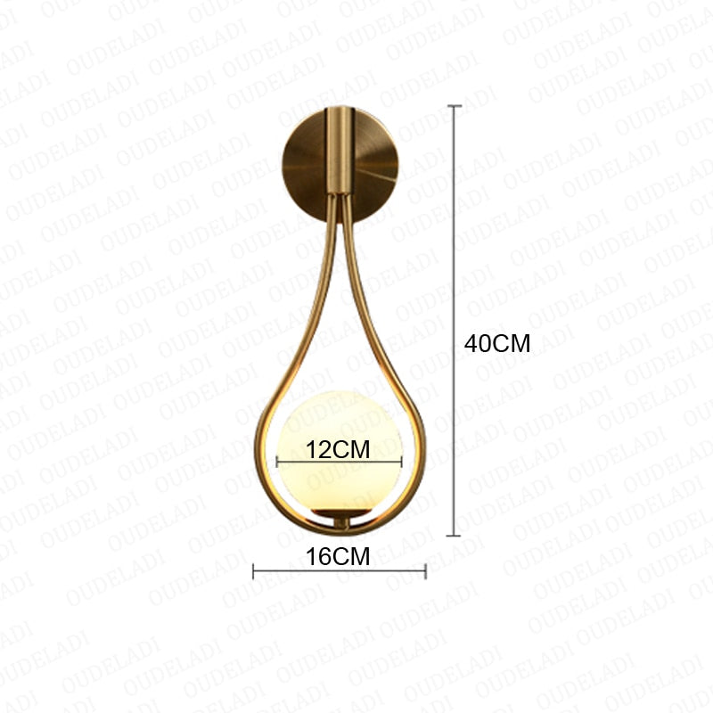 Class Modern Design Metal Wall Lamp - OZN Shopping