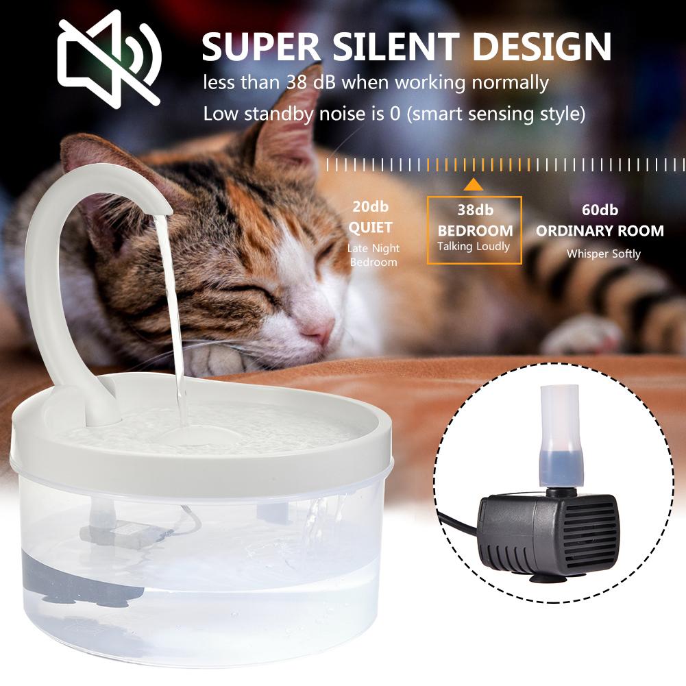 2L Pet Water Fountain Swan Neck Pet Cat Dog Automatic Drinking Fountain Water Dispenser For Cats Dogs - OZN Shopping