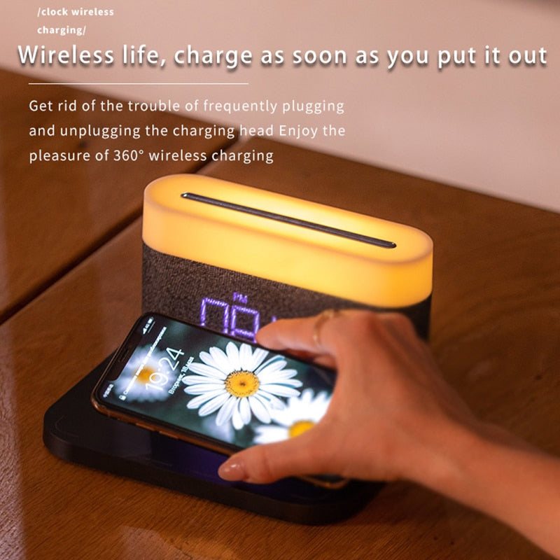 Wireless Chager with Clock & Lamp - OZN Shopping