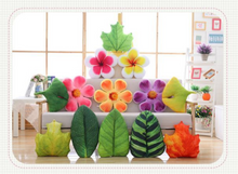 Load image into Gallery viewer, Plant Leaves  &amp; Flower Pillow - OZN Shopping
