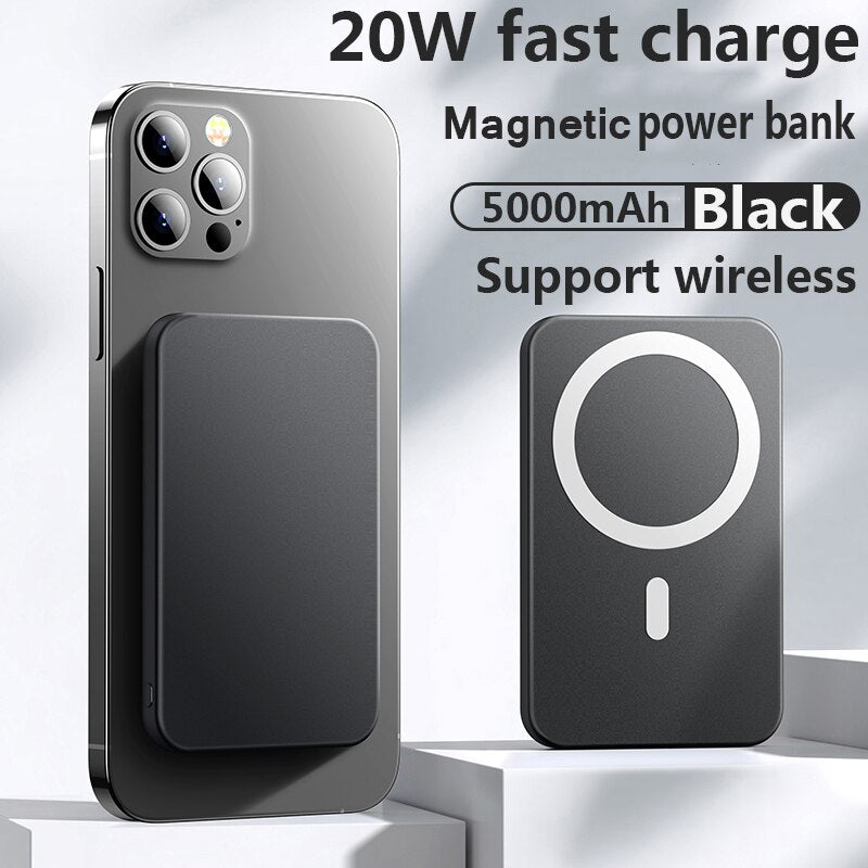 Portable Magnetic Power Bank Fast Charging Powerbank - OZN Shopping