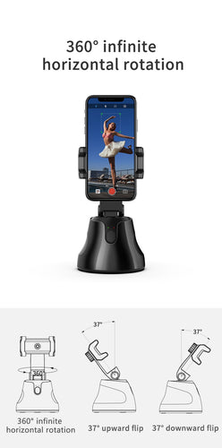 Phone Tripod Auto Face Tracking Live Video