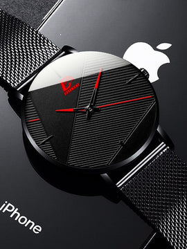 Fashion  Classic Black Men Watch