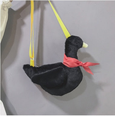 Kids Girls Bags for Women Dolls Duck Plush Purse Messengers Bags Handbag Cartoon Animals Shape Crossbody Bags Shoulder Bag - OZN Shopping