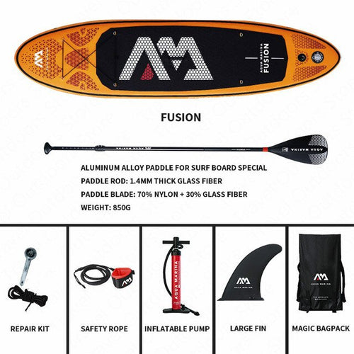 Free Shipping Aqua Marina Fusion 315*76*15cm Stand Up Paddle Board Inflatable Sup-Board Surfboard - OZN Shopping