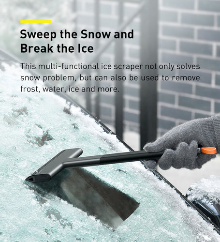 Baseus Snow Ice Scraper Car Windscreen Ice Remover Auto Window Cleaning Tool Winter Car Wash Accessories Scraping Tool - OZN Shopping