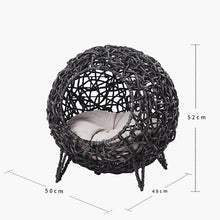 Load image into Gallery viewer, Swinging Hammock Chair Swing Egg /woven Rattan Pet Cat Hanging Bed - OZN Shopping
