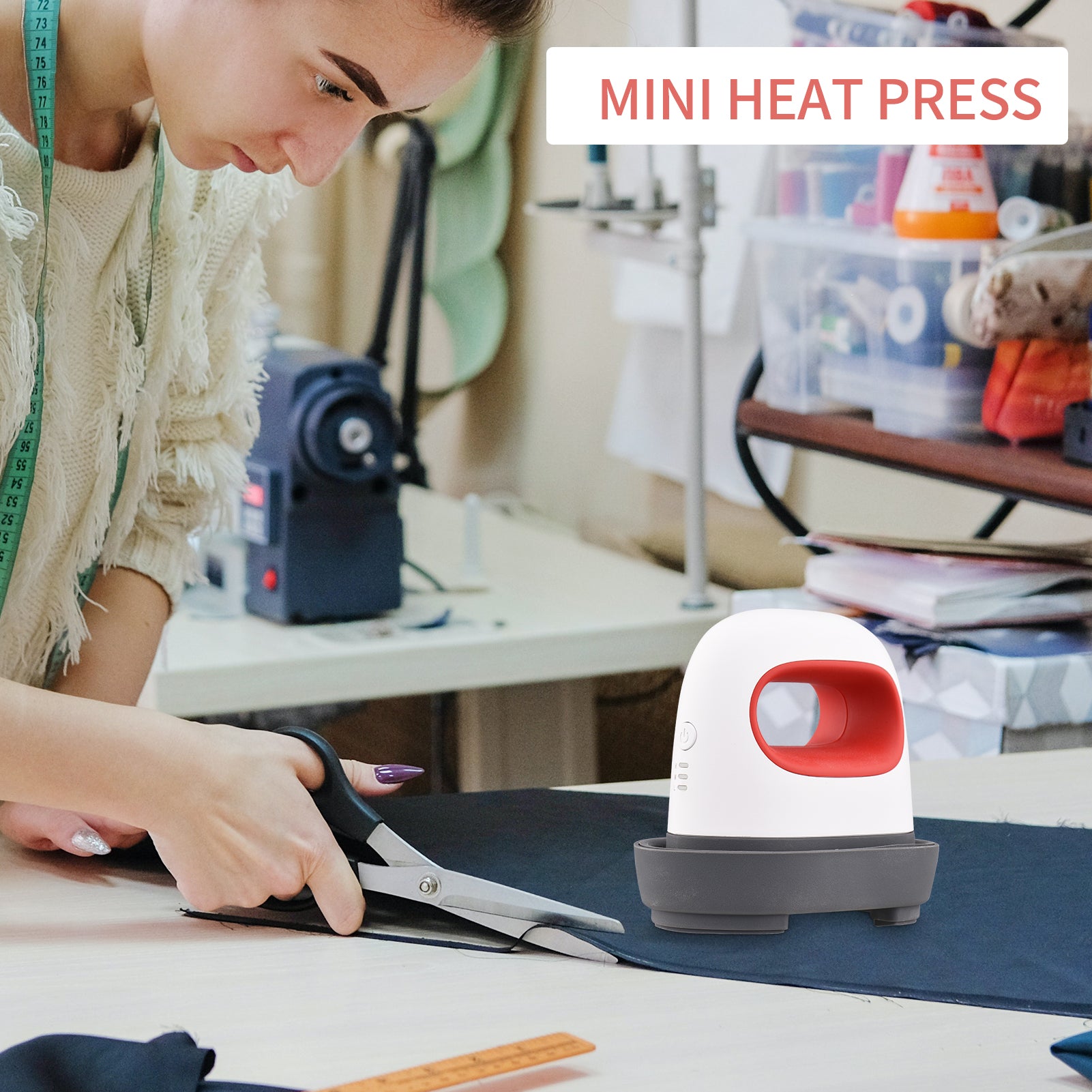 Portable Mini Heat Press Machine T-Shirt Printing DIY Easy Heating Transfer Press Iron Machines for Clothes Bags Hats - OZN Shopping