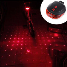 Load image into Gallery viewer, Waterproof Bicycle Cycling Lights Taillights LED Laser Safety Warning Bicycle Lights Bicycle Tail Bicycle Accessories Light - OZN Shopping
