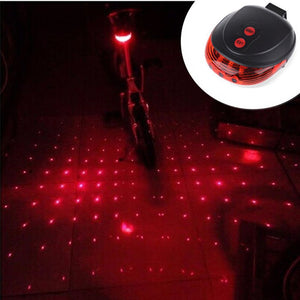 Waterproof Bicycle Cycling Lights Taillights LED Laser Safety Warning Bicycle Lights Bicycle Tail Bicycle Accessories Light - OZN Shopping