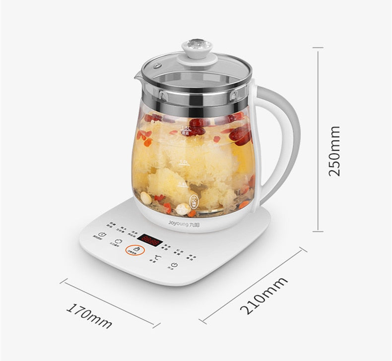 Household Electric Kettle Automatic Glass Health Preserving Pot Portable Mini Multi Cooker Tea Dessert Cooker - OZN Shopping