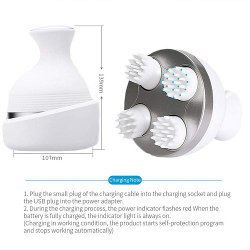 Electric Cat Head Massager Dog Pet Massage Machine Vibrating Scalp Charging Kneading Health Care Cat Comb Supplies Accessories - OZN Shopping