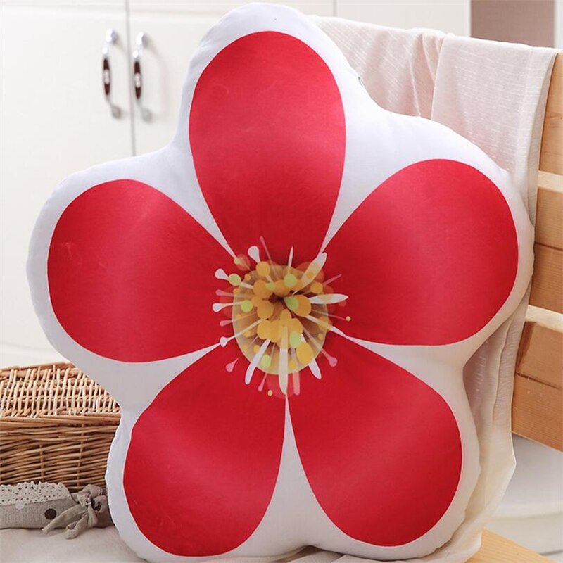 Plant Leaves  & Flower Pillow - OZN Shopping