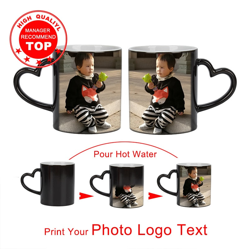 Changing Color Photo Mug - OZN Shopping