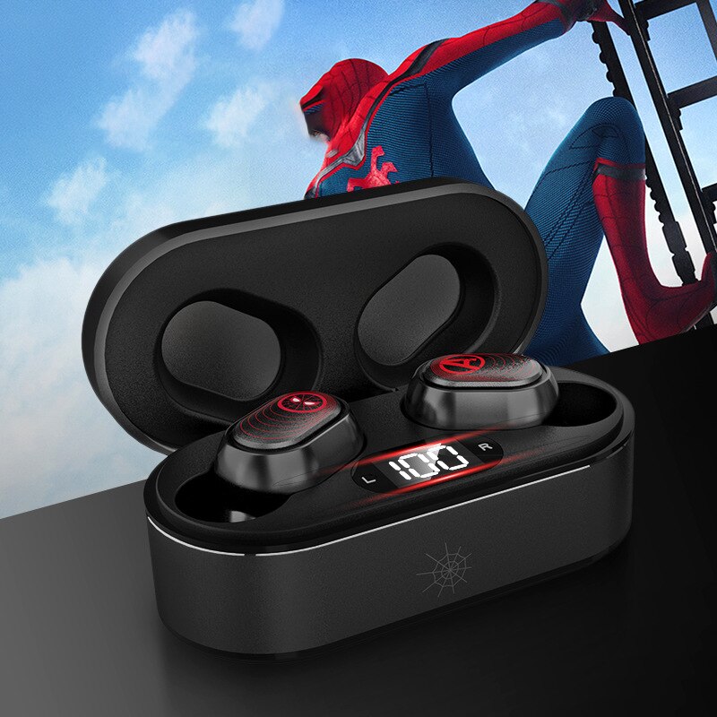 Marvel Wireless Bluetooth Earphones Iron man, Spiderman & Captain America - OZN Shopping