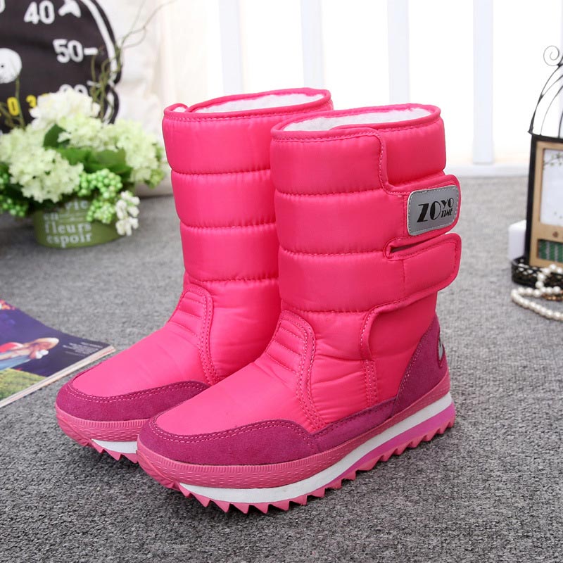 Waterproof Winter Boots  -  Women Colorful Velvet Snow Shoes - OZN Shopping