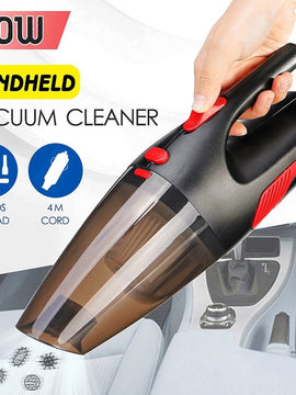 Car Vacuum Cleaner Portable Handheld Cordless/Car Plug 120W 12V 5000PA Super Suction Wet/Dry Vaccum Cleaner for Car Home