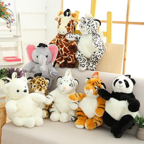 Animals Cute Backpack - Leopard Tiger Panda Polar Bear Bag - OZN Shopping