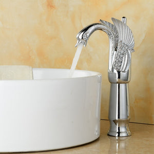 New Design Swan Faucet - Gold Plated Wash Basin Taps - OZN Shopping