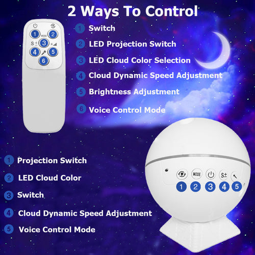 Starry Sky Ceiling Night Star Galaxy Projector - OZN Shopping