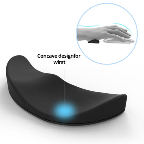 Ergonomic Handguard Mouse Pad G80 Silicon Gel Non-Slip Streamline Wrist Rest Support Mat Computer Mousepad For Office Gaming PC - OZN Shopping