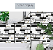 Load image into Gallery viewer, Self Adhesive Tile Wall Sticker Home Decor 3d pvc sticker Covers For Kitchen Cupboard Bathroom Wallpaper Waterproof Wallpaper - OZN Shopping
