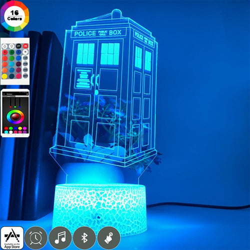 Christian 3D Cross Night Light  Home Decor  Bluetooth Speaker Table Lamp - OZN Shopping