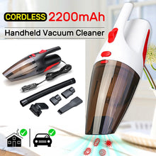 Load image into Gallery viewer, Car Vacuum Cleaner Portable Handheld Cordless/Car Plug 120W 12V 5000PA Super Suction Wet/Dry Vaccum Cleaner for Car Home
