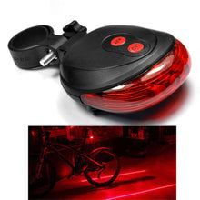 Load image into Gallery viewer, Waterproof Bicycle Cycling Lights Taillights LED Laser Safety Warning Bicycle Lights Bicycle Tail Bicycle Accessories Light - OZN Shopping
