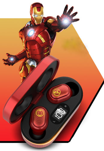 Marvel Wireless Bluetooth Earphones Iron man, Spiderman & Captain America - OZN Shopping
