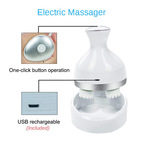 Electric Cat Head Massager Dog Pet Massage Machine Vibrating Scalp Charging Kneading Health Care Cat Comb Supplies Accessories - OZN Shopping