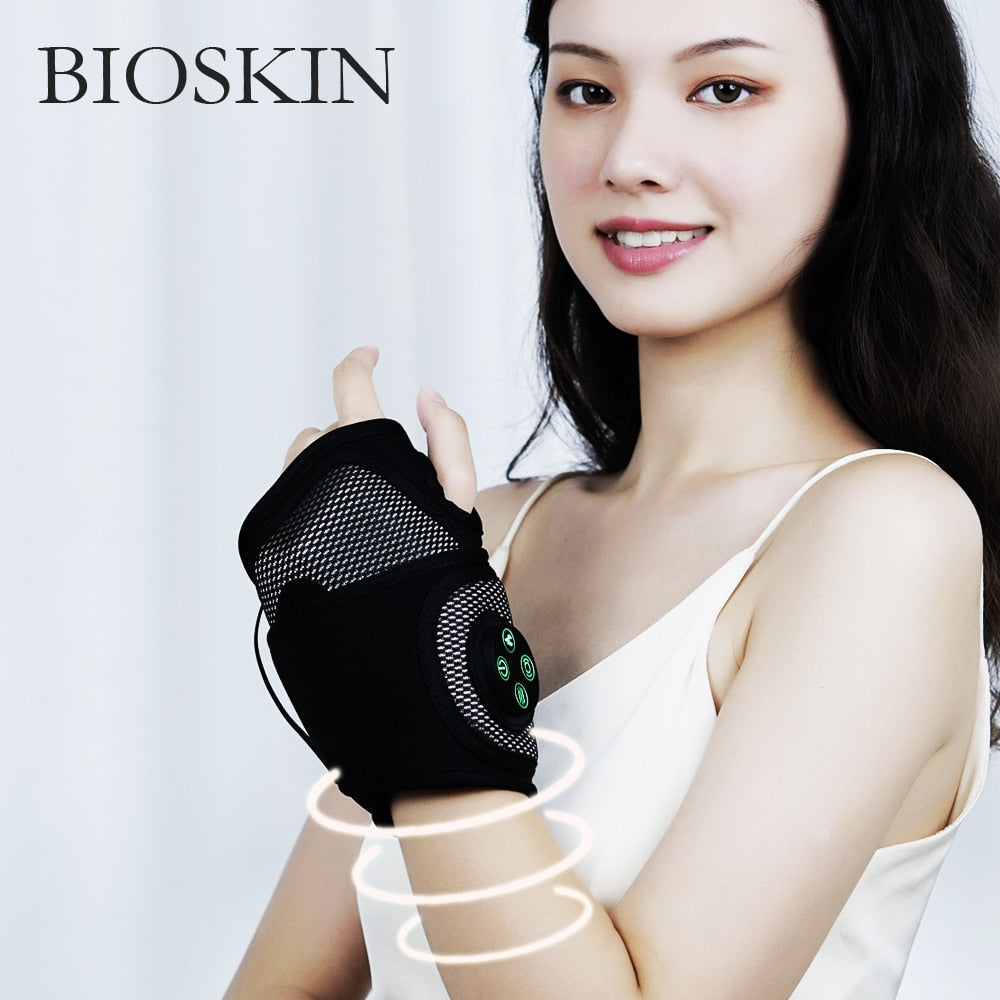 Smart Wrist Brace  Hand Compression Massager --  Electric Heating Brace and Hand Pain Relief Vibration - OZN Shopping