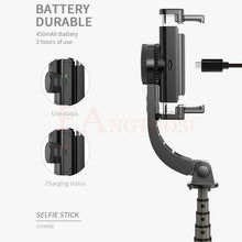 Load image into Gallery viewer, Bluetooth Handheld Gimbal Stabilizer Mobile Phone Selfie Stick Holder Adjustable Selfie Stand - OZN Shopping
