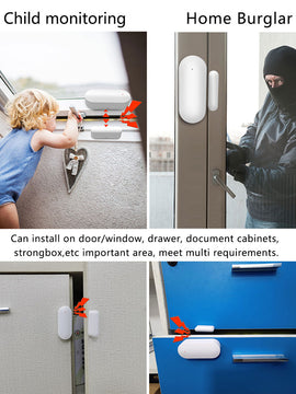 Door Sensor Open Close Detector with Smartlife APP Notification