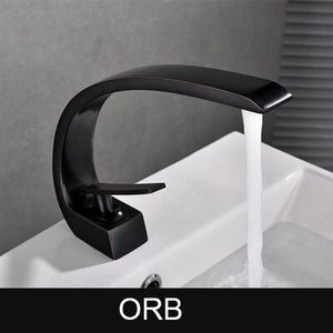Bathroom Faucet Ceramic Valve Cold and Hot Water Mixer Tap - OZN Shopping