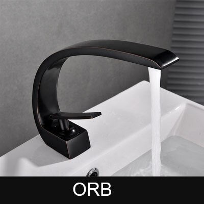 Bathroom Faucet Ceramic Valve Cold and Hot Water Mixer Tap - OZN Shopping