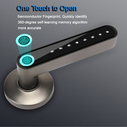 Fingerprint Electronic Door Lock Smart Bluetooth Password Handle Lock APP - OZN Shopping