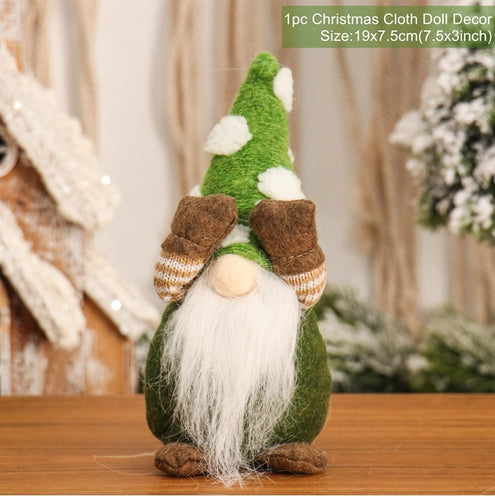 Dwarfs Gnome Christmas Faceless Doll Merry Christmas Decorations For Home Cristmas Ornament Xmas Navidad Natal New Year 2022 - OZN Shopping