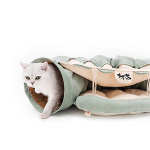 Pet Cats Tunnel Interactive Play Toy Mobile Collapsible Ferrets Rabbit Bed tunnels Indoor Toys Kitten Exercising Products - OZN Shopping