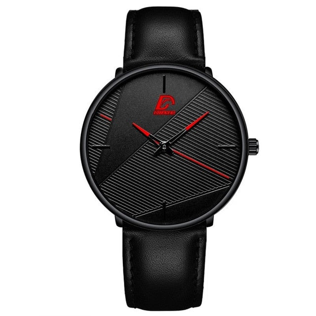 Fashion  Classic Black Men Watch - OZN Shopping