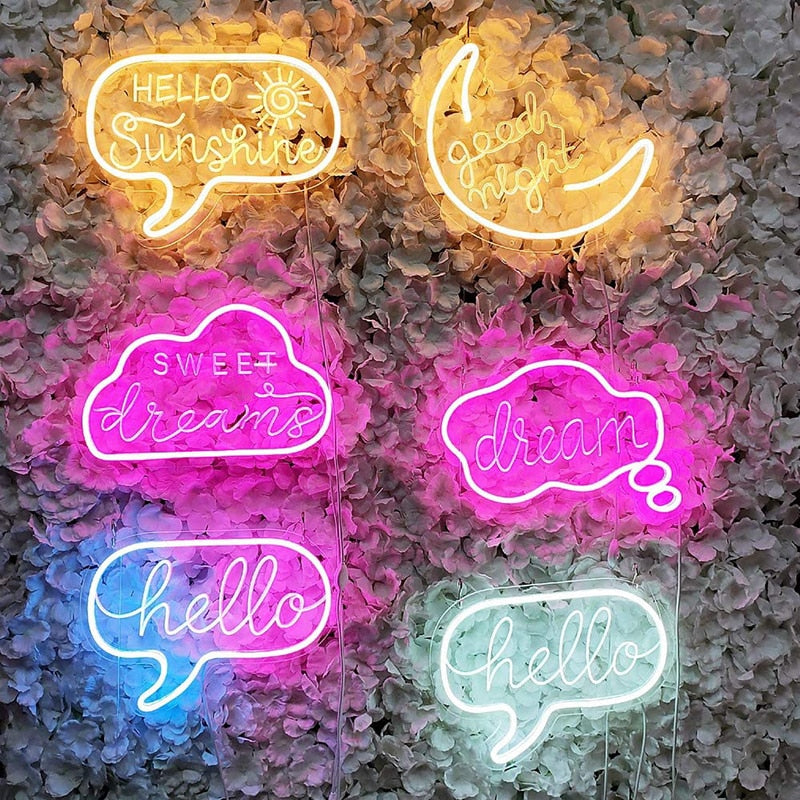 Good Vibes Led Neon Light Sign - Wall Decor - OZN Shopping