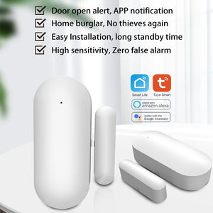 Door Sensor Open Close Detector with Smartlife APP Notification