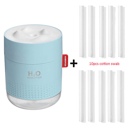 Portable Ultrasonic Humidifier 500ML Snow Mountain H2O USB Aroma Air Diffuser With Romantic Night Lamp Humidificador Difusor - OZN Shopping