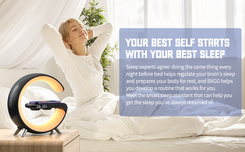 Multifunctional Wireless Charger Alarm Clock Speaker APP RGB Light Fast Charging Station