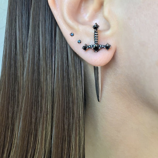 Sword Metal Earrings