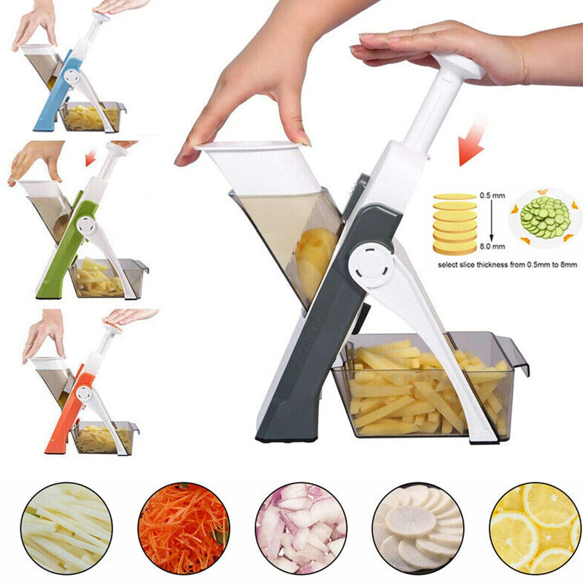 Super Easy Vegetable Slicer Kitchen Potato Chopper